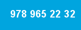 978 965 22 32 978 965 22 32